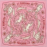 GT BANDANA 22"x22" Forest Animal Cotton Bandana Multi-Purpose Headbands