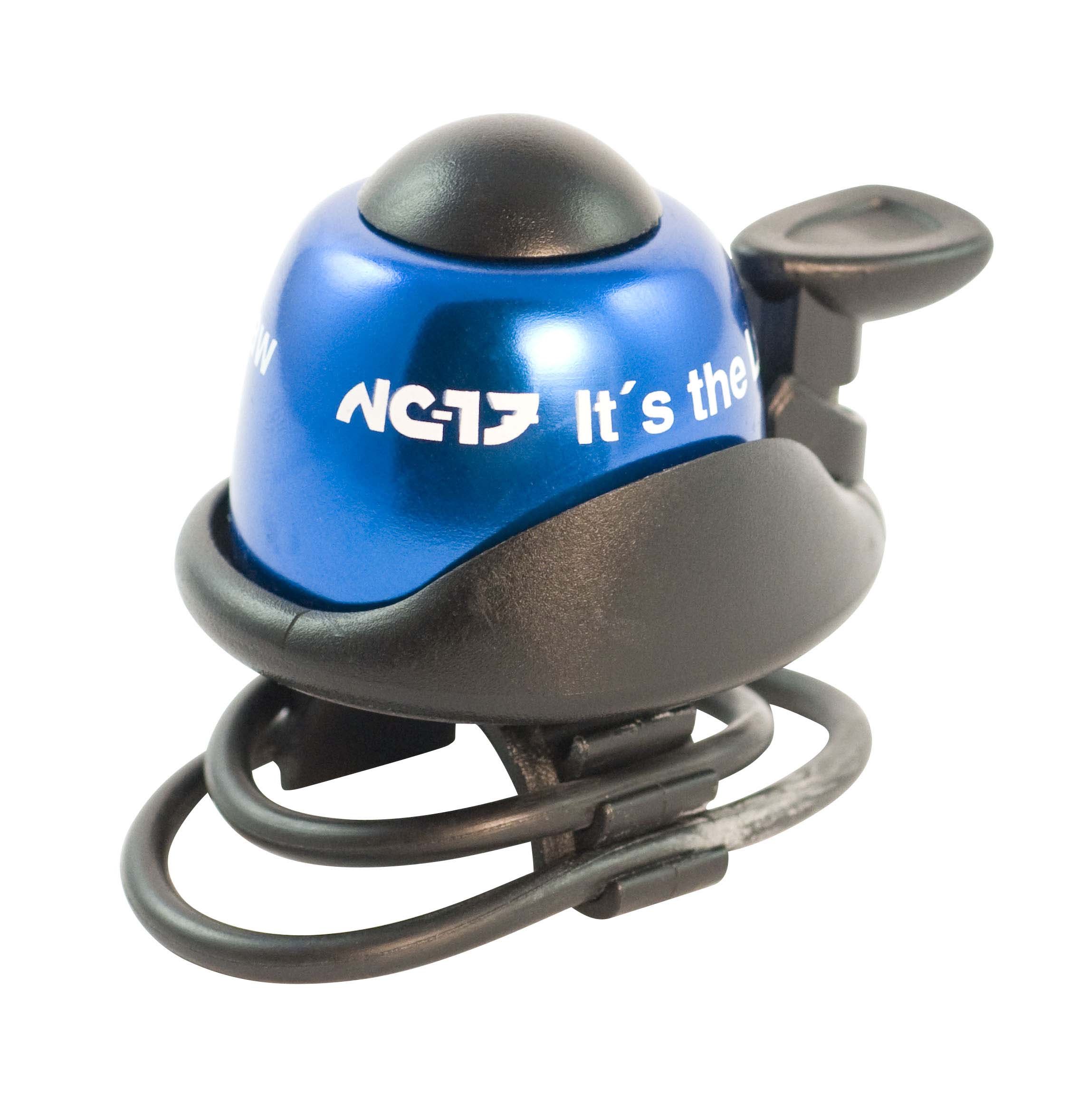NC-17 Safety Bike Bell/Aluminium Bicycle Bell for all Bikes/Bicycle Horn/clearly audible sound / 6, blue