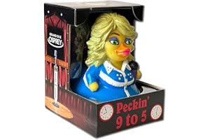 CelebriDucks - Peckin' 9 to 5 - Floating Rubber Ducks - Collectible Bath Toy Gift for Kids & Adults of All Ages
