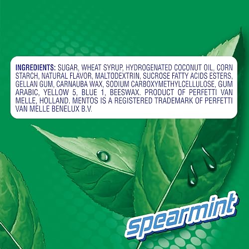 MENTOS Mint Roll – 14 Frische Minz-Dragees, 37,5 G, Original Aus Den USA Importiert