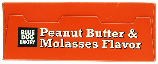 BLUE DOG BAKERY NATURAL LOW FAT PEANUT BUTTER & MOLASSES BISCUITS, 20 OZ