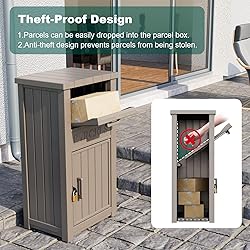 MAIUSCOLI Package Delivery Box for Outside, Large