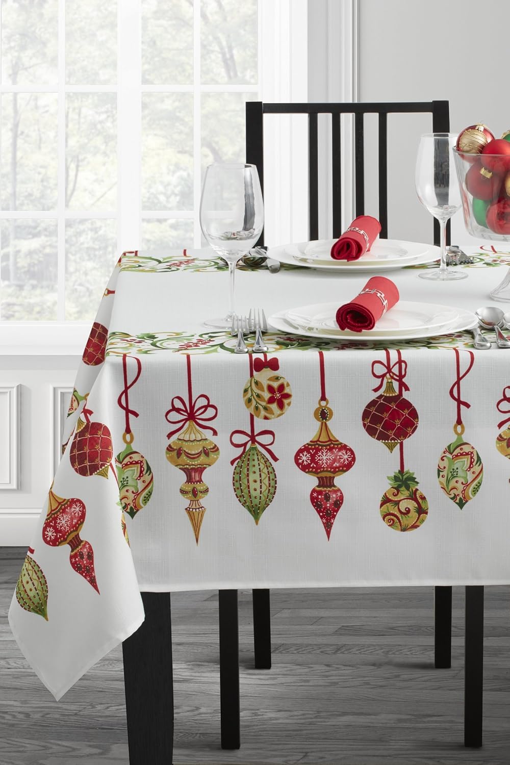 Best christmas table cloth for rectangle table