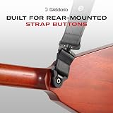 D'Addario Auto Lock Swivel Polypro Guitar Strap Black view 3