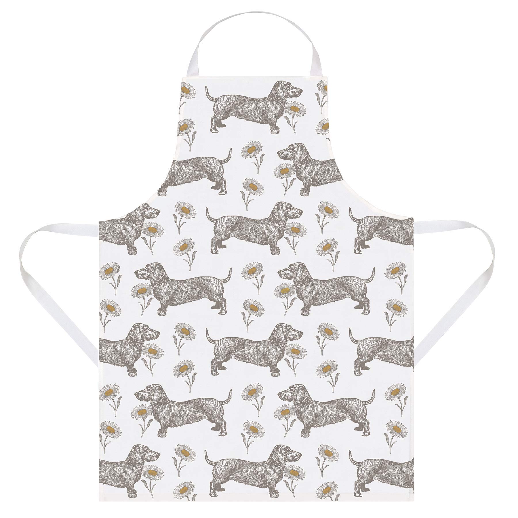Thornback & Peel Dog & Daisy Apron, Cotton, Multicolour, 60 x 80 x 3 cm