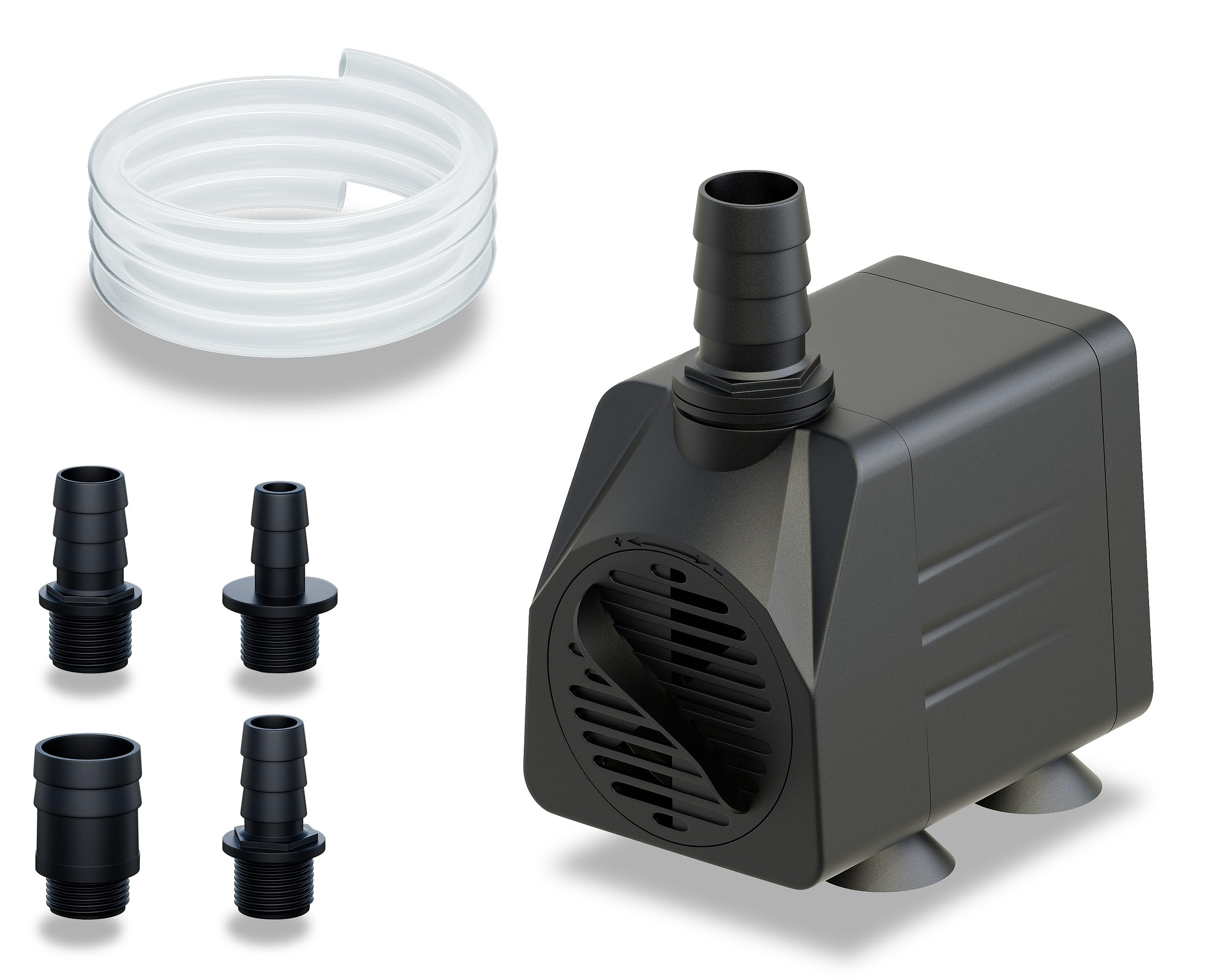 Photo 1 of alizzy 400GPH Small Submersible Water Pump(1500L/H, 25w), Ultra Quiet Water Fountain Pump with 6.5ft. High Lift and 8ft. power cord for Aquarium, Fish Tank, Water Feature, Pet Fountain and Hydroponics
