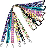 YOUOWO 6 Pack lanyards for id badges Cruise cute