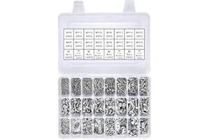 Xrfoiniu 1500Pcs M2 M3 M4 M5 Hex Screws Nuts Washers Kit 304 Stainless Steel Screw and Bolt Assortment Sets with 4 Types of Hexagon Wrench Metric Machine Screw (X14-1500 M2 M3 M4 M5 Button Head）