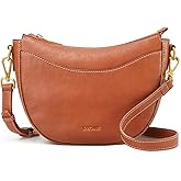 S-ZONE Small Leather Crossbody Bags for Women Cute Purses with RFID Anti-theft Pocket Trendy Shoulder Bag Handbags Satchel