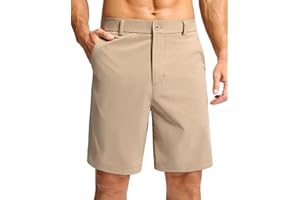 Soothfeel Men's Casual Shorts 7"/ 9" /11" Golf Shorts for Men Flat Front Dress Work Shorts Lightweight with 3 Pockets