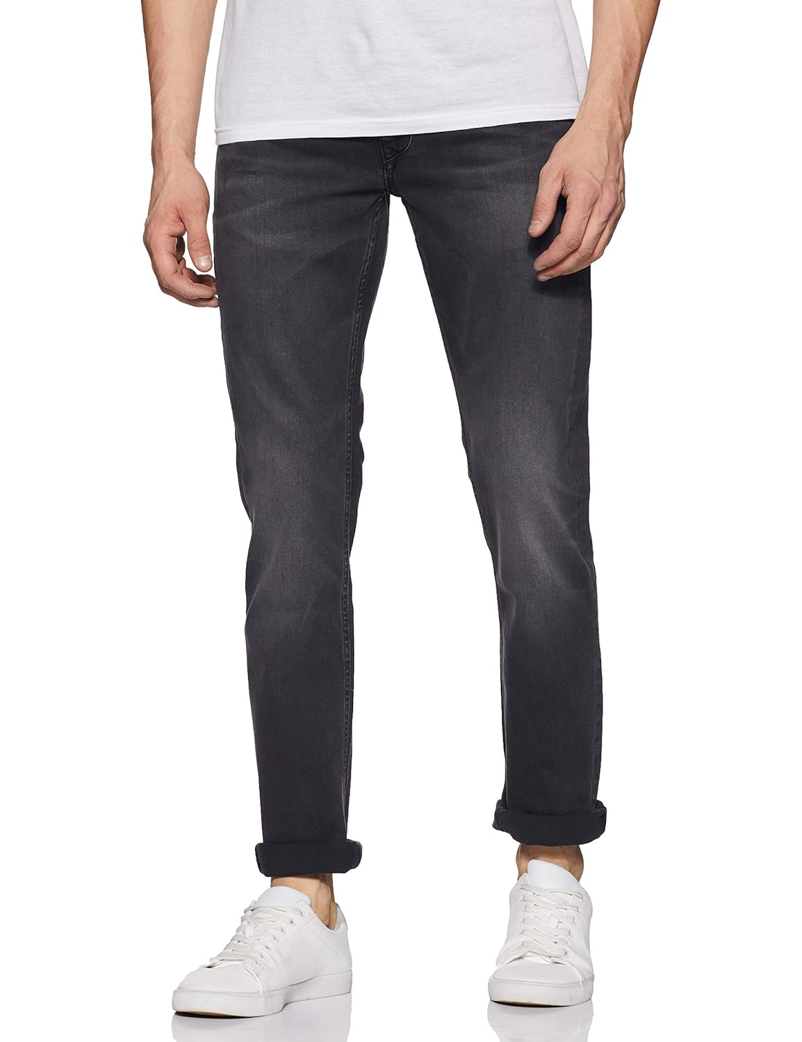 Buy Louis Philippe Jeans Men's Slim Fit Jeans (LRDNCSLFX53711_Grey_32