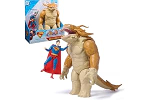 DC Comics, Superman, Superman Vs. Kaiju Slime Battle, Action Figure with GiantKids Playset, Super Heroes Toys for Boys and Girls Ages 4 and Up