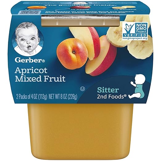 gerber apricot baby food