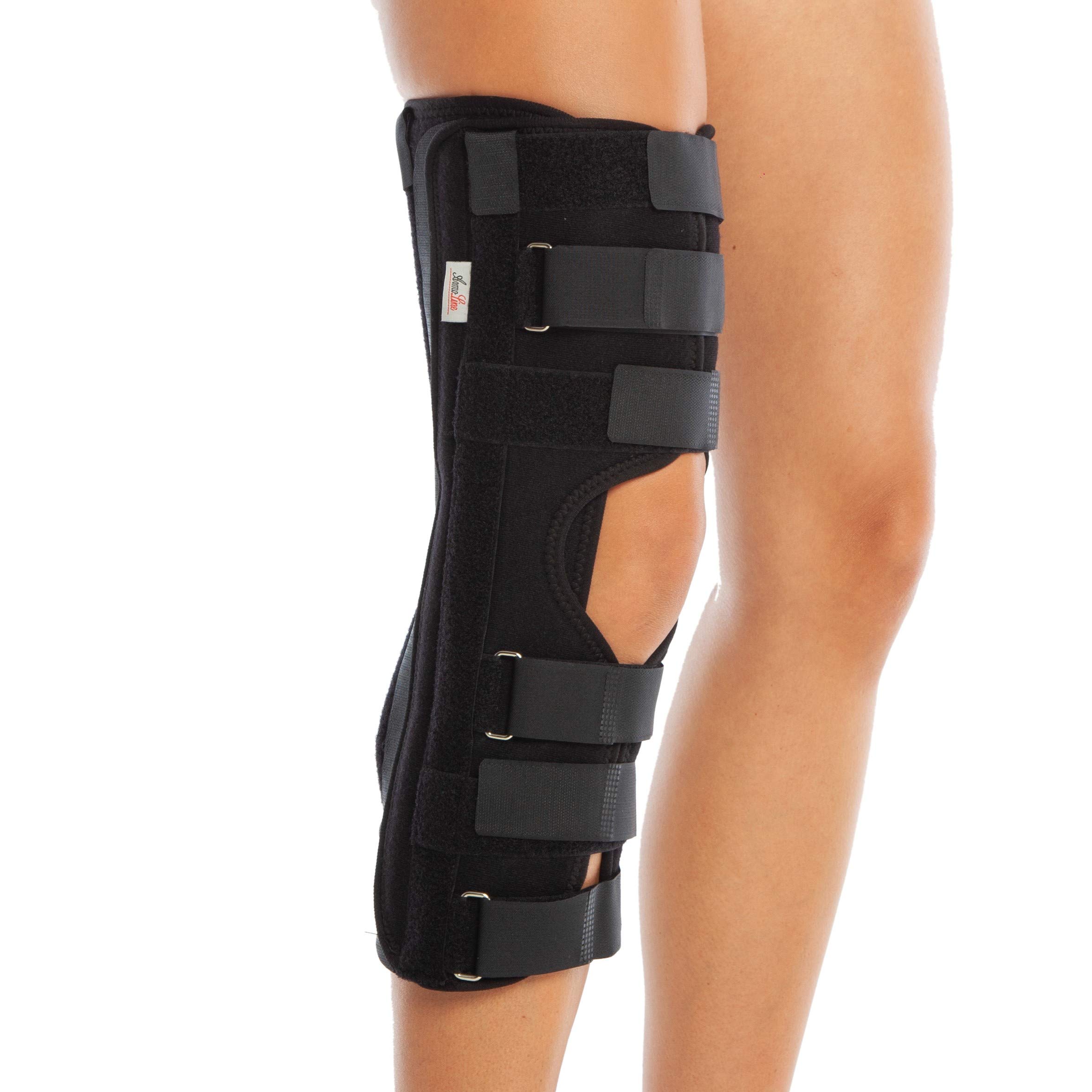 Knee Brace Immobilizer Brace - Before and After Surgery Splint - Post Op Immobiliser - Three Sizes (45 cm ≈ 18")
