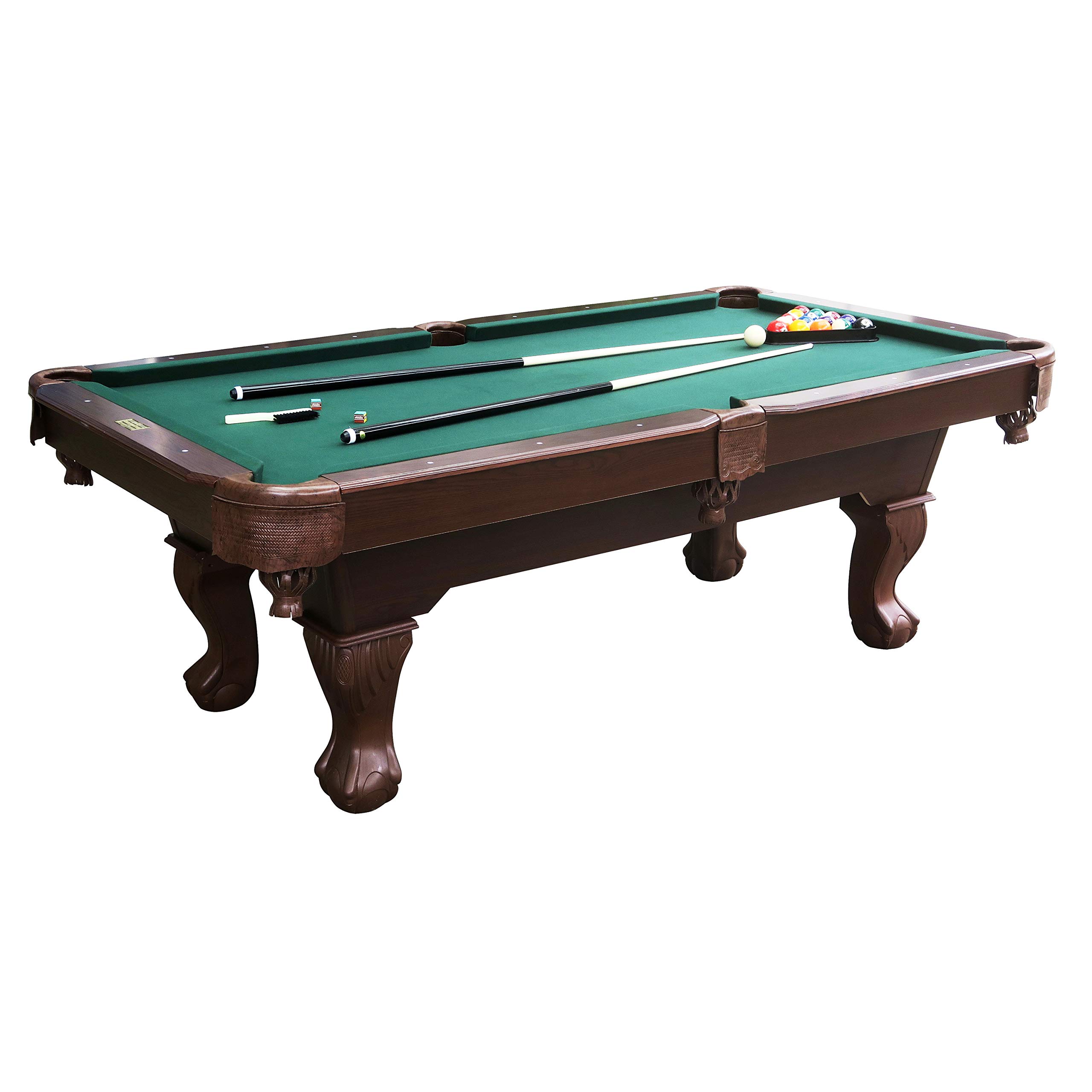 Barrington Springdale 90" Claw Leg Billiard Table Set with Cues, Rack, Balls, Brush, and Chalk