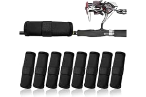 ARTISANWONDERS 8 Pack Fishing Lure Covers，Lure Shield Fishing Lure Cover，Lure Wraps for Fishing Rod，Fishing Hook Bait Covers