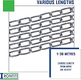 IRONTITE 3mm Galvanised Metal Chain Link - 1M-30M Long, Heavy Duty Security view 2