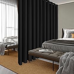 Hiasan Room Divider Blackout Curtains,Extra Wide