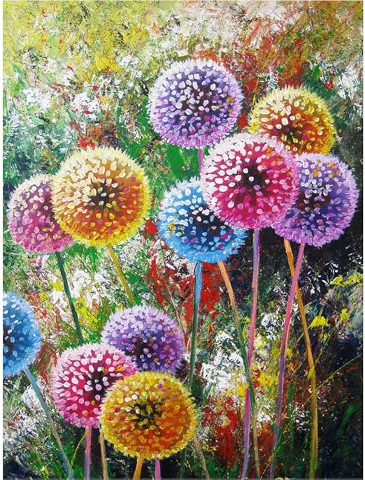 Eiflow 5D Diamond Painting Kits for Adults Full Drill Round Diamonds Embroidery Art Kits Paint