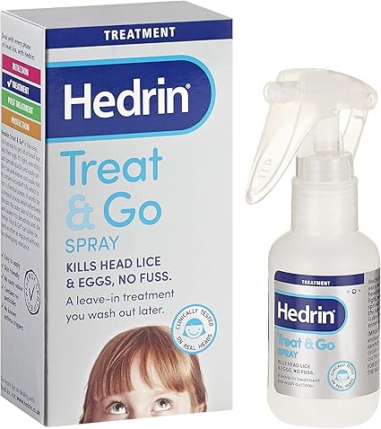 Amazon Com Hedrin Treat And Go Spray 60ml Head Lice Treatment
