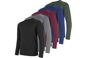 CE' CERDR Long Sleeve Shirts for Men - Quick Dry Moisture Wicking Sun Protection Long Sleeve Tee Shirts for Workout Running