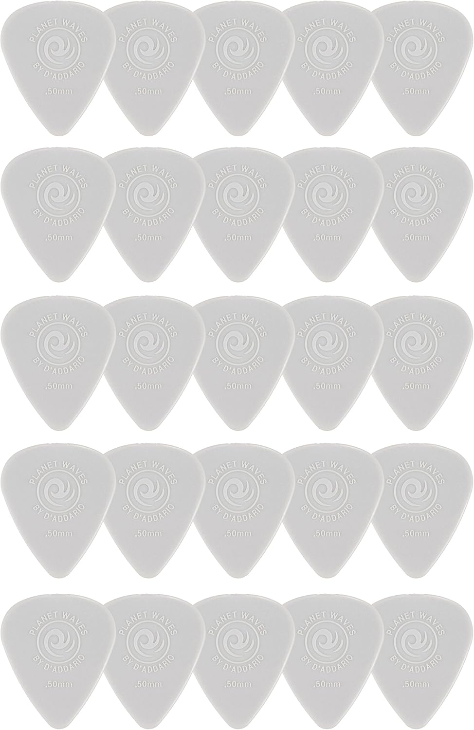 Planet Waves 1NFX2-25 Light Nylflex Guitar Picks (Pack of 25), # gray, 25-pack - Image 3