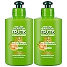 Garnier Hair Care Fructis Sleek & Shine Intensely Smooth Leave-In Conditioning Cream, 2 Count