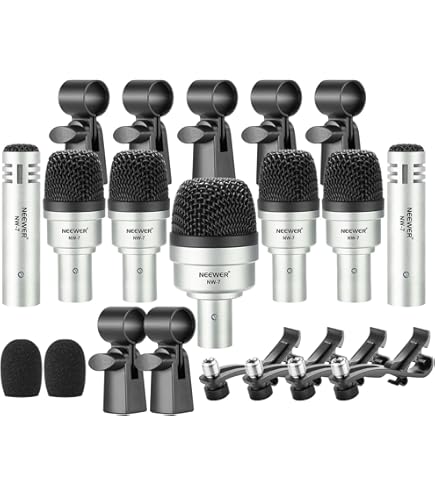 Shure PG ALTA 7-Piece Drum Microphone Kit for Performing and