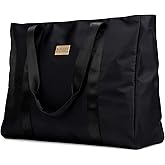 BADGLEY MISCHKA Nylon Travel Tote Weekender Bag - Lightweight Packable Travel Bag | Lightweight, Packable