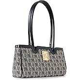 BROADWAY N°1 Canvas Shoulder Clutch Satchel Designer Bag for Ladies Medium Evening Casual Party Work Women Handbag