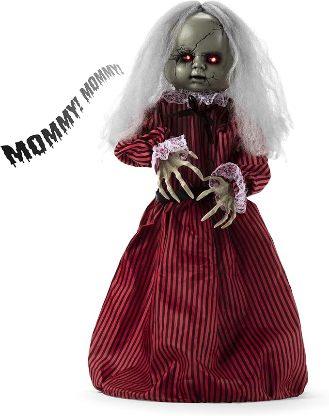 roaming rosie red antique doll