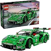 LEGO Technic Porsche 911 GT3 R Rexy AO Racing Car Building Toy for Boys & Girls - Car Toy W/Realistic Steering & 6-Cylinder E