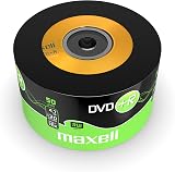 Maxell DVD+R 4.7GB 16X 120 Min Video Matt Silver 50 Disc Pack view 2
