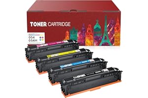 Toner Kingdom Compatible Toner-Cartridge Replacement for Canon 054H 054 High Yield CRG-054 for Canon Color ImageClass LBP622C