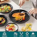 vancasso Playa Black 24pc Dinner Set for 6 Matte Glaze Stoneware view 3