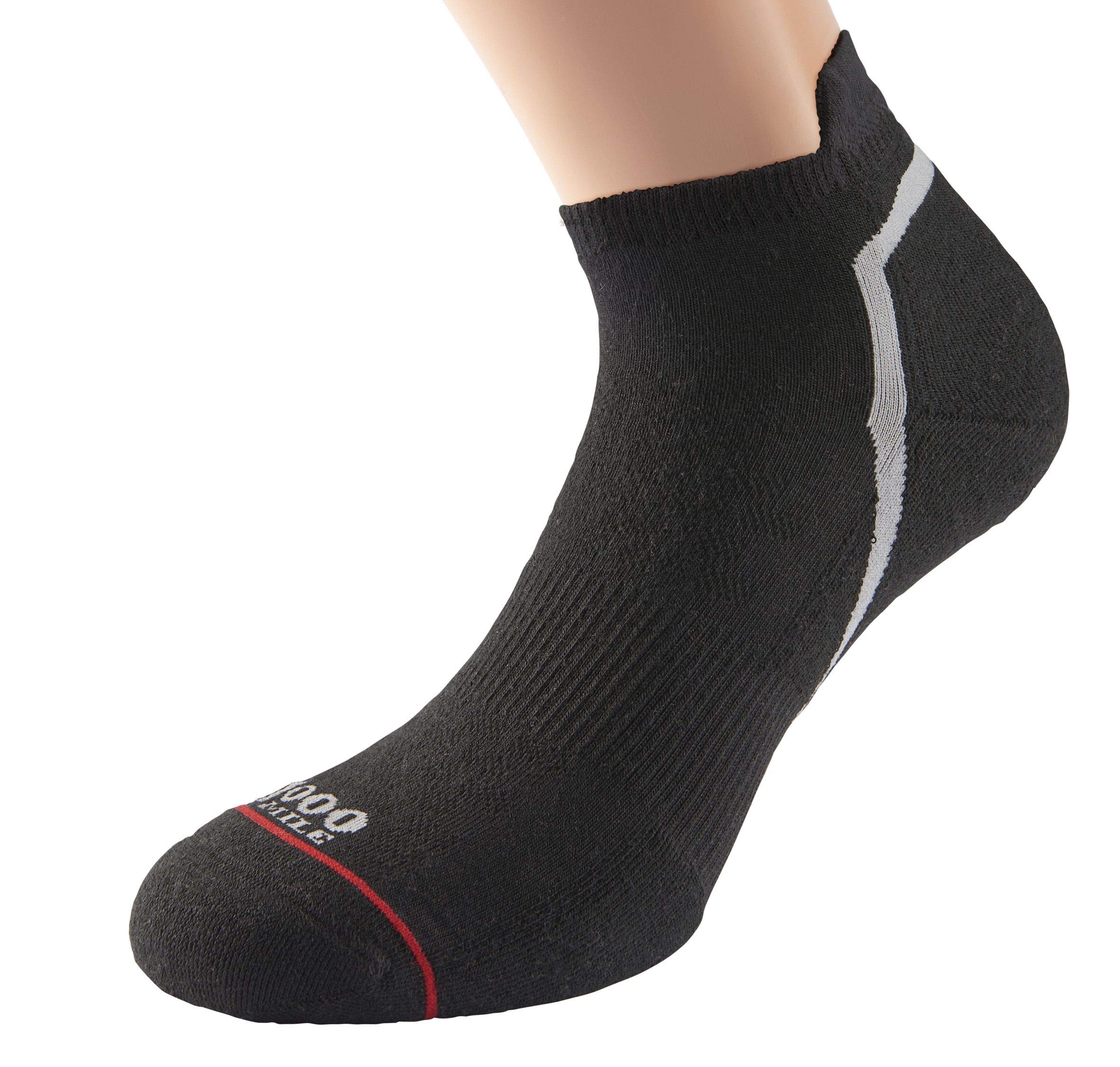 1000 Mile Socks 1466 Socks, Black, XL EU