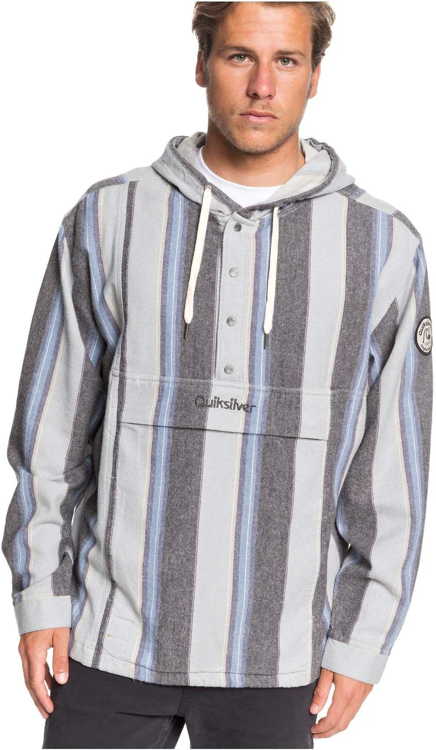 quiksilver hooded flannel