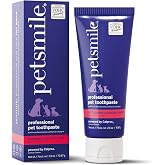 Petsmile VOHC Accepted Toothpaste, Rotisserie Chicken 2.5 Oz, Cats + Dogs | Pet-Approved, Calprox&reg; Powered, Fights Plaque + Tartar, No-Brush Required, Human-Grade, 4-Month Supply, Clinically Proven