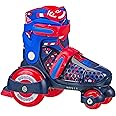 Fun Roll Beginner Roller Skates by Roller Derby, Adjustable Sizing, Skates for Kids, Toddlers, Boys, Girls