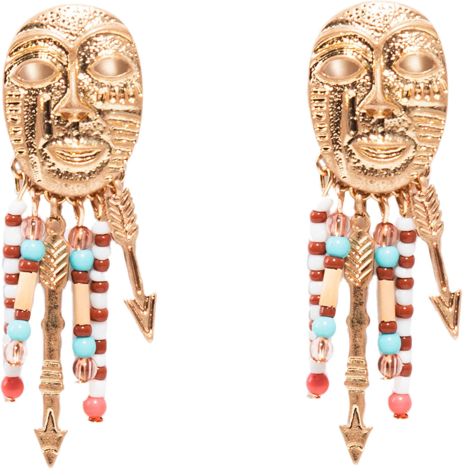 Parfois - Black Mask Earrings - Women