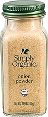 Simply Organic White Onion Powder, 3-Ounce Jar, Organic US Grown Onions, Real Onion Taste Without The Tears, Kosher, Non GMO