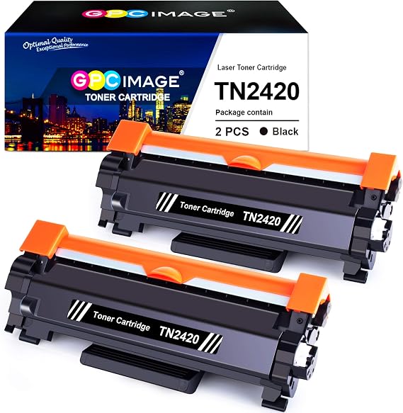 Cartouche Toner TN2420 Haute Capacité Pour Brother - 3000 Pages - Compatible HL-L2350DW, MFC-L2710DW, Etc. - 14