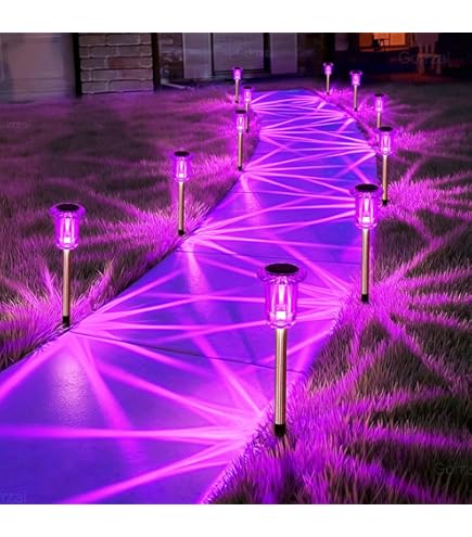 POTIVE 200 Luces LED Solares Impermeables Para Exteriores, Cuerda De Luces Solares De 66 Pies, Color Azul Con 8 Modos, Cuerda De Luces Azules Para Exteriores Para Decoración De Valla De