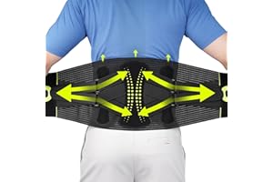 aoFIT Back Brace for Lower Back Pain Relief with 360-Degree Biochemical Hug Support, Back Support Belt for Men and Women, Soft Breathable Fabric Lumbar Support for Herniated Disc, Sciatica XL