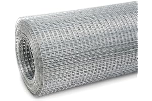 Wirewonders Hardware Cloth 1/2' 48in x 50ft 19 Gauge, Upgrade Chicken Wire Fencing(More Sturdy), Hot-Dip Galvanized After Welding, Wire Mesh Roll for Preventing Snakes, Raccoons, Foxes