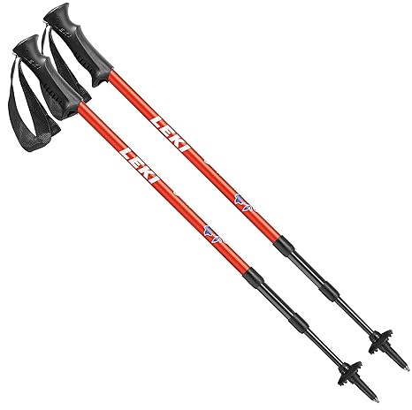 LEKI Enzian Länge: 100-145 cm Farbe: red-White-Blue