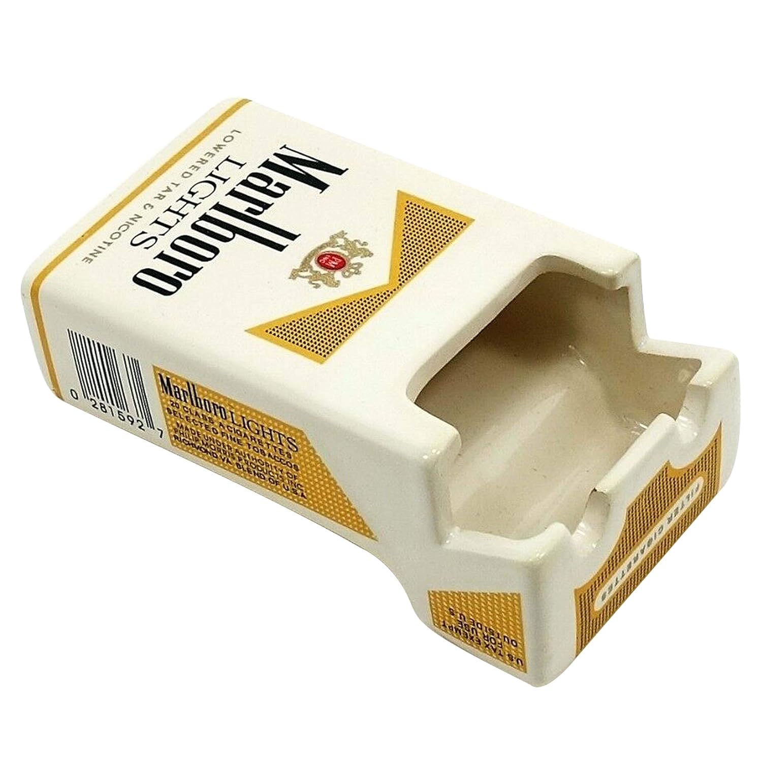 Buy Shopster Cigarette Marlboro Ceramic Cigarette Ashtray for Home, Car