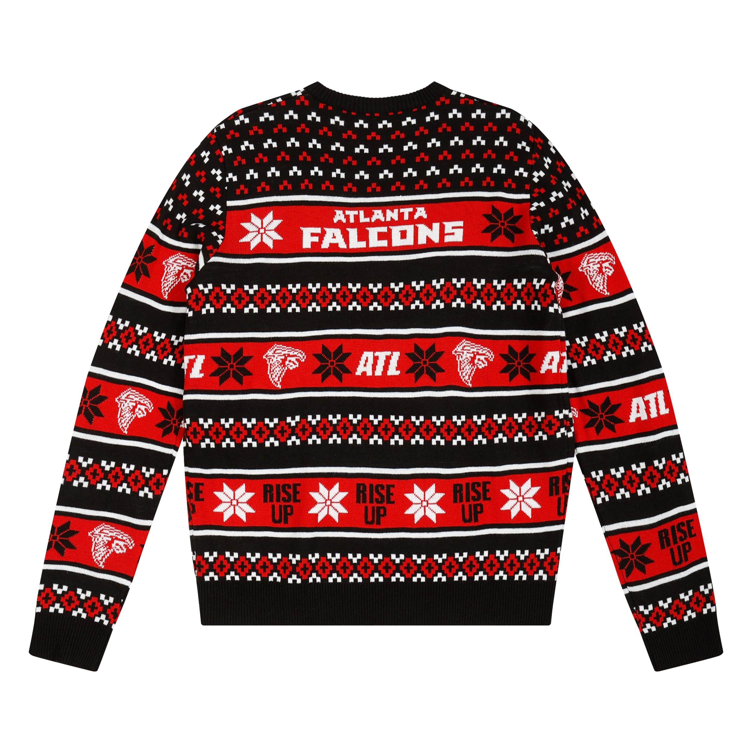 FOCO Standard NFL Big Logo Ugly Sweater, Team Color
