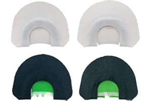 Quaker Boy - The Full Flock Turkey Mouth Call 4 Pack, White, Green