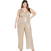 City Chic Women's Plus Size Jumpsuit - Dazzling
